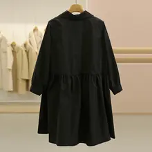 シンプルでエレガントなロングワンピース【ゆったりフィット・冬用・女性用】（セットアップ対応）