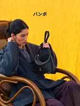 高級感漂うホーボーバッグ【穴あけ不要・牛革・ショルダータイプ・斜めがけ】