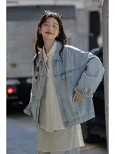アメリカンヴィンテージ風 ブルー デニムジャケット【春用・カジュアル・小柄対応】