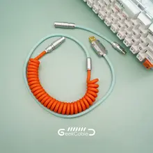 タマイズ可能なゲーミングキーボード用データケーブル【メルギークコラボ・プラスチック製・キーボード用】