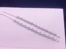 DIYパールアクセサリー用ビジュー付きフラワーパールブレスレット（セットアップ対応）