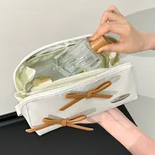 女性用ポータブル化粧ポーチ【旅行用・多機能・手提げ収納】（セットアップ対応）