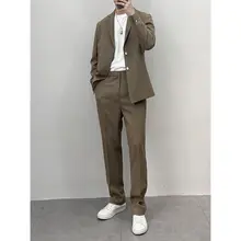春夏用 薄手のウエストゴム メンズカジュアルパンツ【ゆったりとしたストレートシルエット・シンプルデザイン】