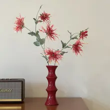 赤いデザインの胡蝶蘭造花【リビングエントランス用・高級感あふれるディスプレイ】