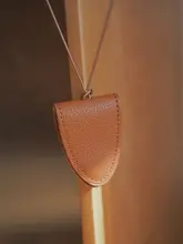 眼鏡用ストラップ【レザー製・長め・男女兼用・秋冬用】
