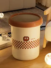 ゴミ箱 家庭用 ラグジュアリー リビング ベッドルーム バスルーム シンプルな ディスクリートスタイル