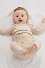 子供用高腰保暖インナー【秋用・上下分かれたデザイン・純綿】（セットアップ対応）