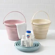 折りたたみ式プラスチックバケツ【家庭用・アウトドア・旅行・大容量】
