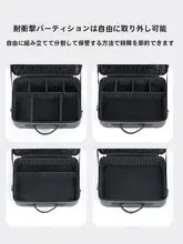 大容量化粧ポーチ【高級感のある携帯型・女性用・メイク収納に最適】