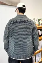 デザインが際立つ！ヴィンテージ風洗い加工デニムジャケット【メンズ・ゆったりシルエット・ワークウェア】