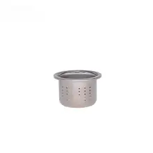 TAIC 純チタン製 お茶用ポット【老白茶対応・明火電陶炉・アウトドア焚き火用】