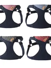 犬用 ハーネス付きリード【調整可能・小型犬用・かわいいデザイン】