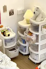 ベッドサイドテーブル キャスター付き シンプルな 寝室用 家庭用 移動式