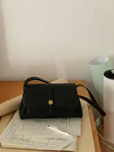 植物タンニンなめし牛革のフラップショルダーバッグ【レトロスタイル】