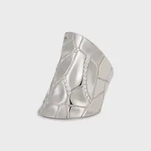 925シルバー製リング【女性用・ファッション・個性的・新中式デザイン・ワイドスタイル】