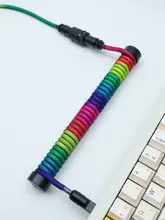手作りタムキーボードケーブルホルダー【TYPE-C用・スプリングケーブル対応】