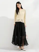 涼しげなデザインの透かし編みカーディガン【女性用・夏季・柔らかい風合い】（セットアップ対応）