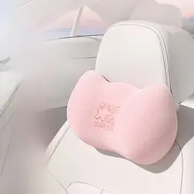 かわいいキャラクターの車用頭部枕【ネックサポート・腰サポート】