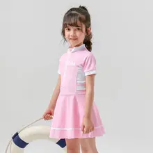 女の子用スカートタイプ競技水着【分体型・快適な着用感・ビビッドカラー】（セットアップ対応）