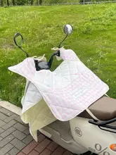 夏用 薄手電動バイク風防カバー【日よけ・両面防水・汎用】