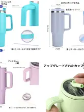 高容量ステンレス製保温ボトル【携帯用・アウトドア・ストロー付き】