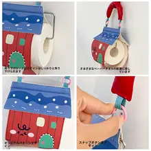 可愛い吊り下げ式トイレットペーパーホルダー【防水・収納便利】