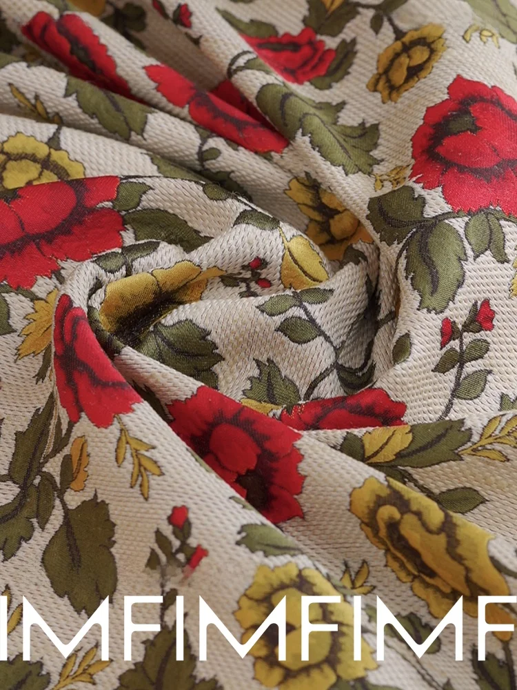 高級柞蚕絲混合織り生地：イタリア製花柄提花生地の特性と実用性