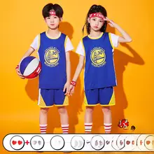 子供用バスケットボールウェア【男女兼用・ショートスリーブ・トレーニング・パフォーマンス用・小学生向け】（セットアップ対応）
