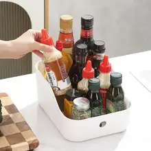 化粧品収納ボックス【長方形・プラスチック製・デスクやキッチン用】