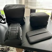 Db 黒色アウトドア洗面用バッグ【Huggerシリーズ・収納力抜群・スキー用】