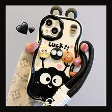 可愛いクッキーキャラクターのスマートフォンケース【柔らかい素材・対応機種多数】（セットアップ対応）