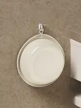 壁掛け洗面器【プラスチック製・厚手・創意デザイン・家庭用】