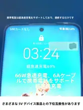 急速充電対応 Type-Cデータケーブル【二メートル・スマートフォン・タブレット用】