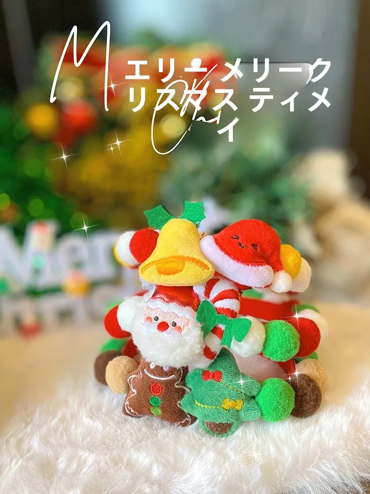 可愛いクリスマス装飾用ペット首輪：柴犬にぴったりのリボン付き撮影グッズ