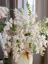 高級感のある造花 ハナミズキ【紫粉色・北欧スタイル・ウォールデコレーション】