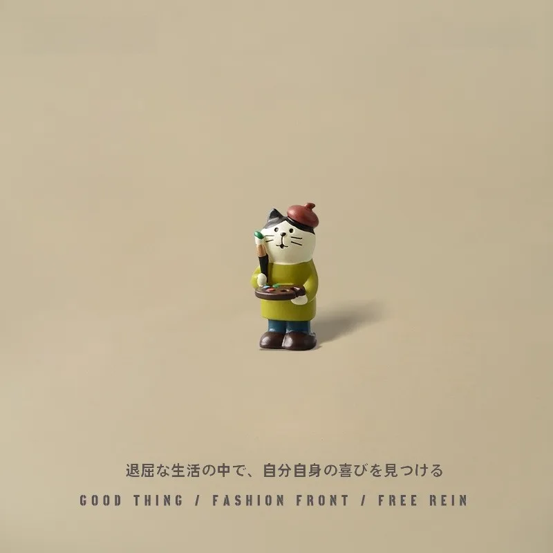 かわいい猫グッズで心を癒すには？『創作中の画家猫』フィギュアの選び方と使い方を徹底解説