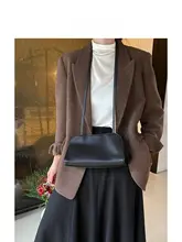 シンプルで洗練されたデザインの女性用アンダーアームバッグ【通勤用・ハンドバッグ・ショルダ ーバッグ】