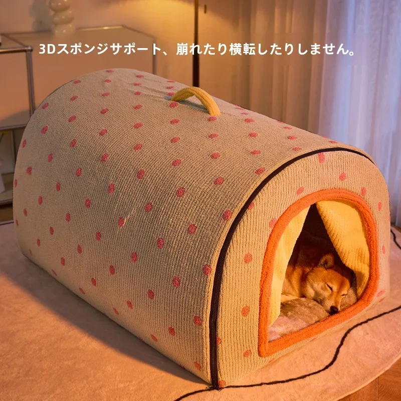 冬の寒  さに弱い犬を守るには、どんな小屋が最適？