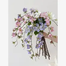 高級造花ジャスミン吊り下げ花つる