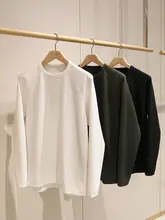 軽量ワッフル生地 吸汗速乾長袖Tシャツ【ユニセックス】