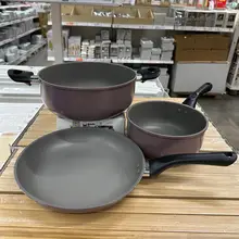 多機能調理器具【IH対応・フライパン・鍋・ノンスティック加工・三点セット】（セットアップ対応）