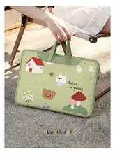 かわいいキノコとウサギデザインのノートパソコンケース【女性用・手提げ対応・Apple MacBook Pro/Airに適合】