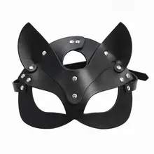 ウサギの女郎面具【ハロウィン・クリスマス・セクシー・レザー製・コスプレ用】