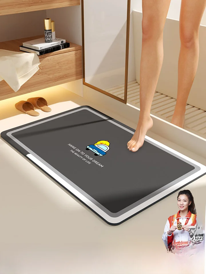 吸水性 臭い対策 ドライマット【トイレ用・防滑・耐汚れ】