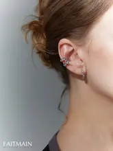 FAITMAINオリジナルデザイン シルバー製 ゼノニウムピアス【スタイリッシュ・ユニセックス】
