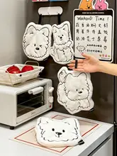 厚手の吸水スポンジ キッチン用タオル【オーブン・電子レンジ清掃用・掛け式・テーブルクロス】