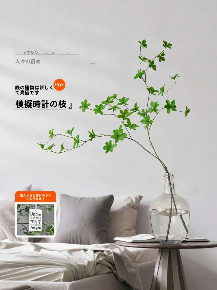 梅雨に備えて買うべき！リアルなグリーン吊り下げ植物【マツヨイグサ・インテリア装飾・リビング・テーブルフラワー用】