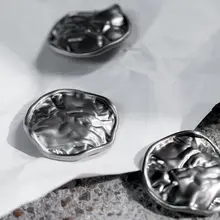 ヴィンテージ風金属ボタン【大きな丸型・コート用・ハンドメイド装飾】