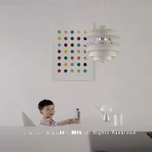 カラフルドットデザインアートパネル【リビング・ダイニング用・フレームレス・卓上装飾】