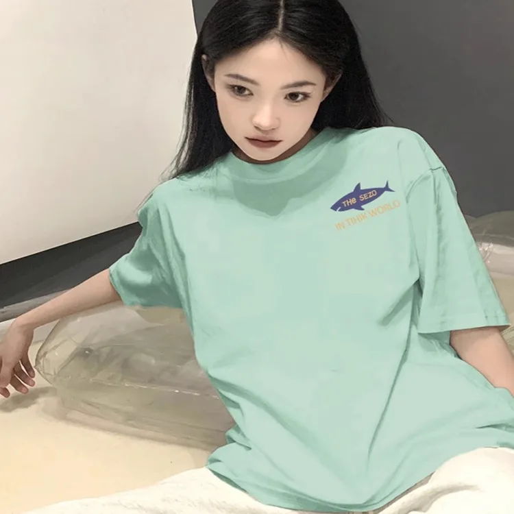 「tシャツ 2枚重ね」で通勤も夏も楽しくなる！ミントグリーンの純綿Tシャツは本当におすすめ？